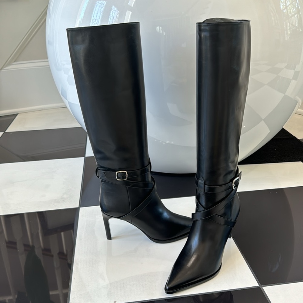 CELINE Black Boots - Celine has selected the most qualitative Skins. NEW IN BOX. - Picture 2 of 7